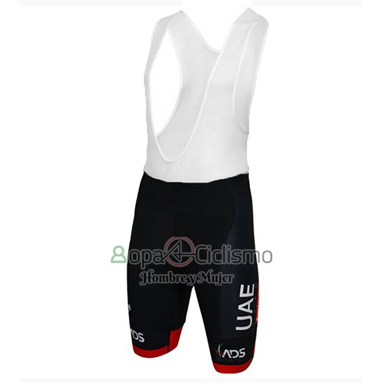 Uci Mundo Campeon Leader UAE Ropa Ciclismo Culotte Corto 2018 Mangas Cortas Blanco